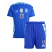 Maillot de foot Argentine Cristian Romero #13 Extérieur vêtements enfant Copa America 2024 Manches Courtes (+ pantalon court)